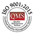 ISO 9001: ISO 9001:2015 certified