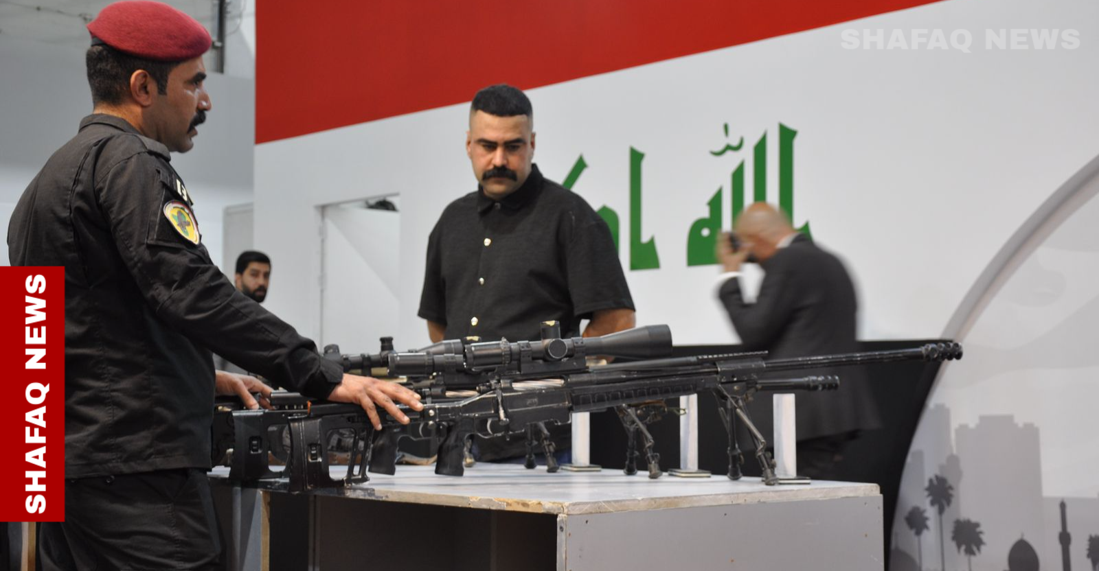 Some of them were made by Iraqi hands... a technical display and heavy weapons in Baghdad (photos)