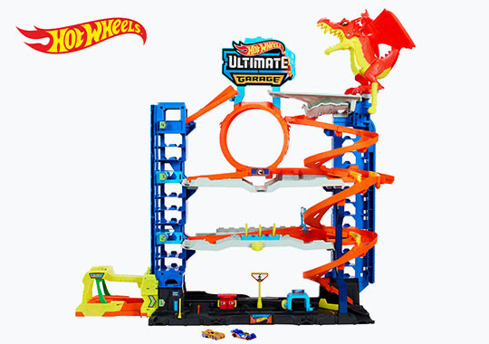 Hot Wheels City Lets Race Netflix - Ultimate Garage Playset