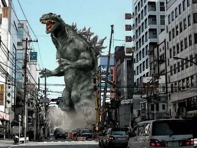 Godzilla attack