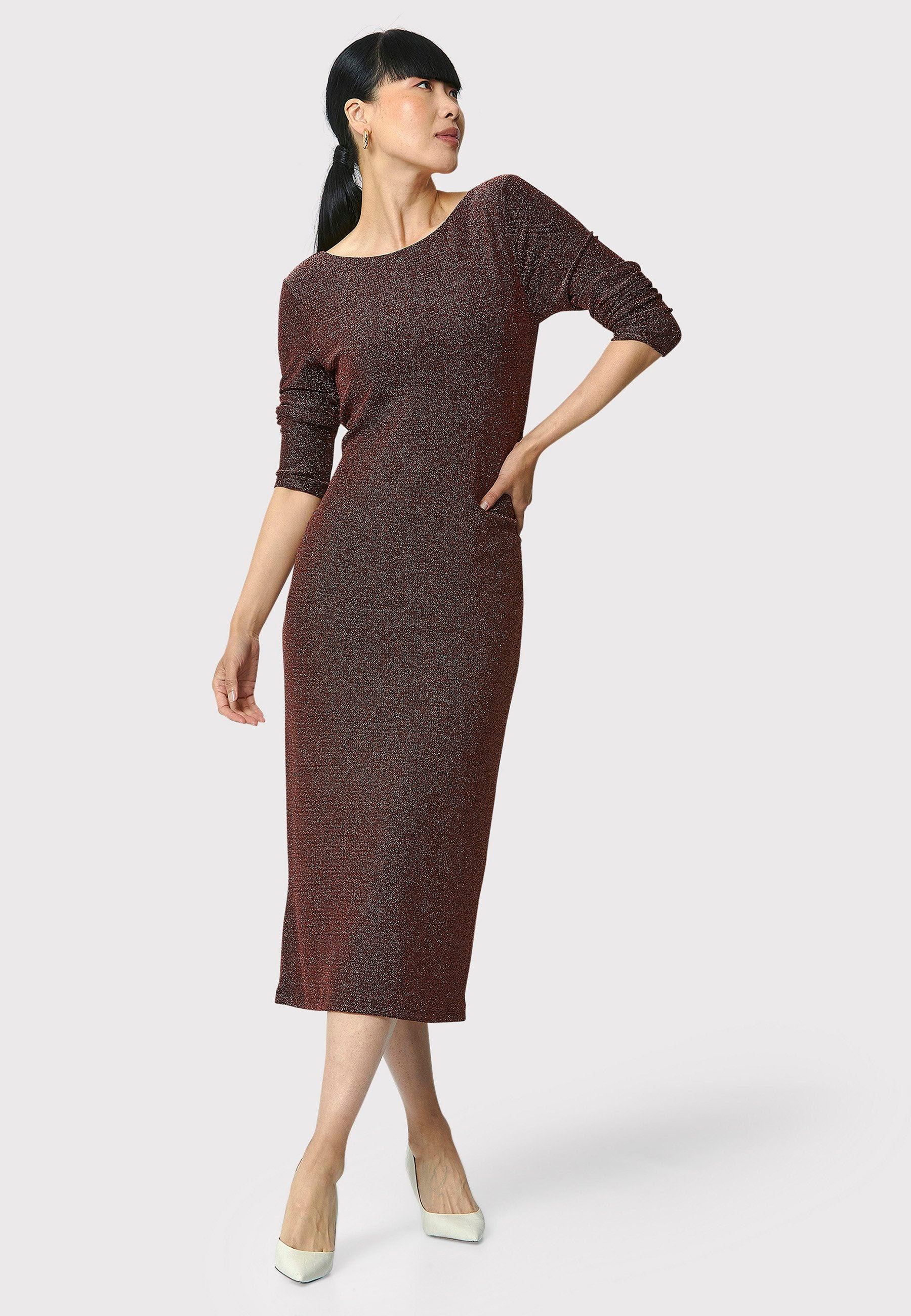 Image of Jamie Copper Shimmer Dress