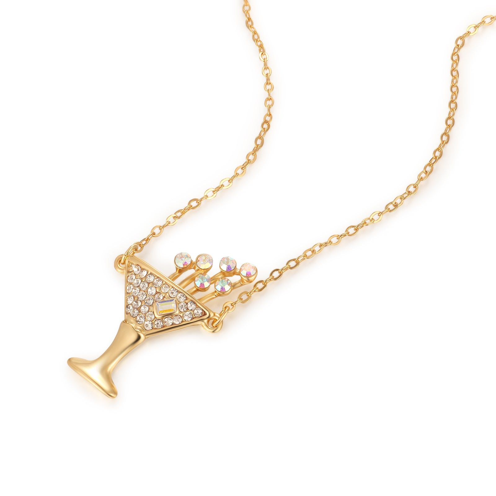 Image of Champagne Glass Necklace