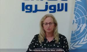 Antonia de Meo, comisionada general adjunta de la Agencia de la ONU para los Refugiados Palestinos (UNRWA).