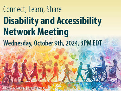 Connect, Learn, Share: disability and Accessibility Network Meeting