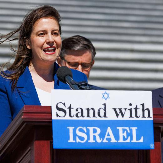 House Republican Presser On Israel Security Act - Washington United States Representative Elise Stefanik Republican of New York gives remarks regarding the Israel Security Act, on the House Steps of the US Capitol in Washington, DC, USA on Thursday, May 16, 2024. Photo by Aaron Schwartz/CNP/ABACAPRESS.COM Washington District of Columbia United States PUBLICATIONxNOTxINxFRAxESPxUKxUSAxBELxPOL Copyright: xSchwartzxAaron/CNP/ABACAx