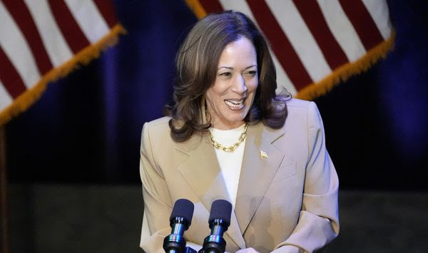 Vice President Kamala Harris delivers remarks at a campaign event in Pittsfield, Mass., Saturday, July 27, 2024. (AP Photo/Stephanie Scarbrough)