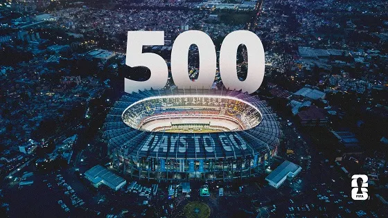 500 Days to go FIFA World Cup 26 500 Days to go FIFA World Cup 26