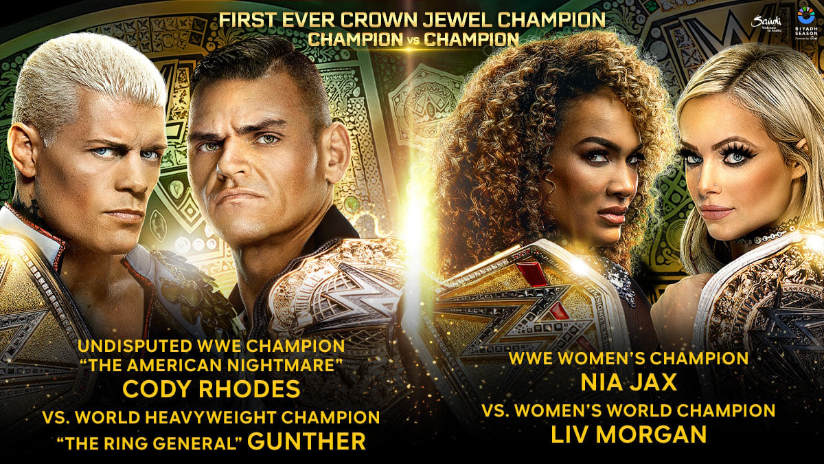 WWE Crown Jewel is almost here! Don't miss the action LIVE today only on Peacock! Original