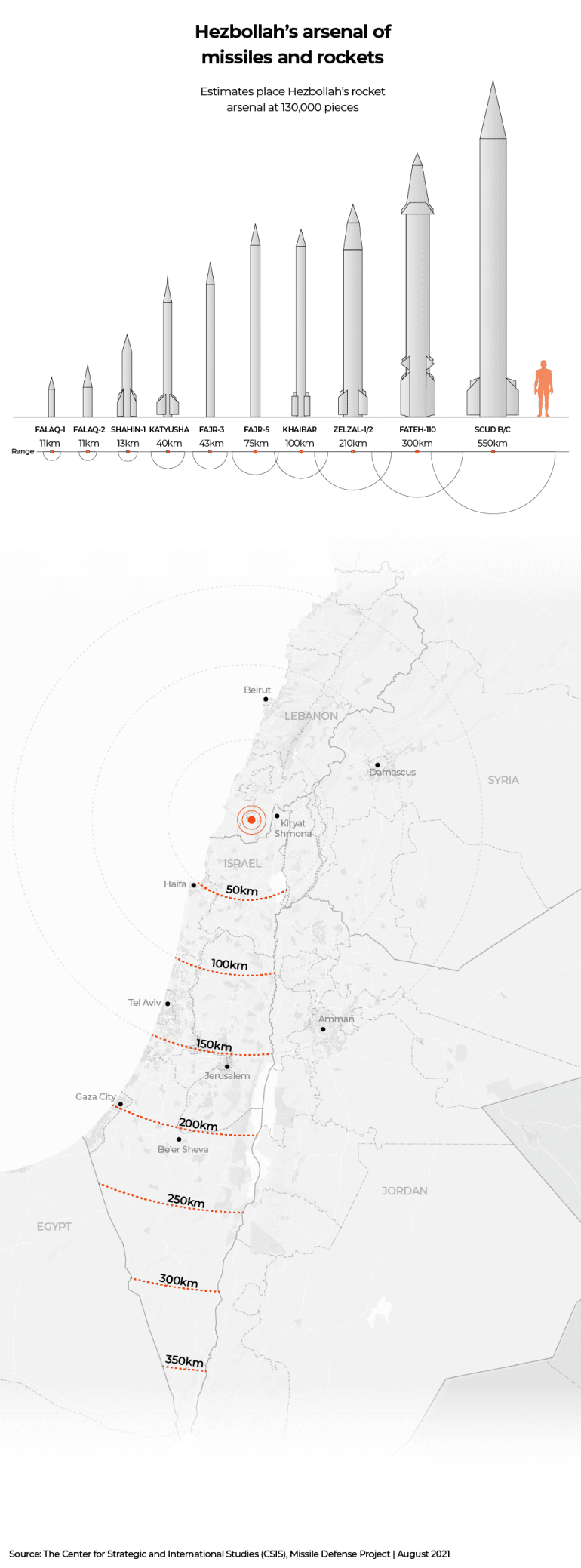 INTERACTIVE - Israel-Lebanon Cross-Border attacks Hezbollah missiles-1713176546