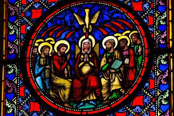 Pentecost, which comes 50 days after Easter, falls on on May 19 this year.