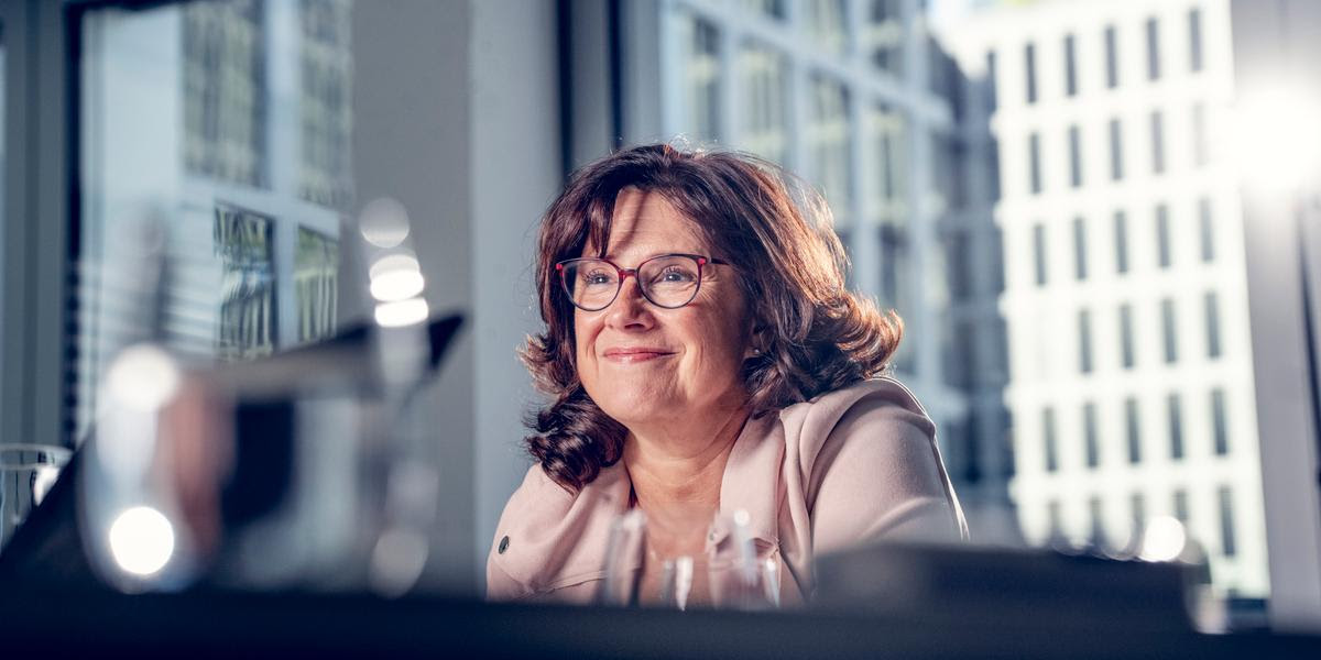 Marie Da Roxa, directrice de l'IMAD, photographiée dans les nouveaux locaux de Genève, le 26 septmbre 2023.