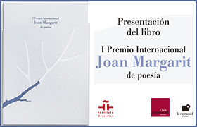 Presentación del libro «I Premio Internacional Joan Margarit de poesía».