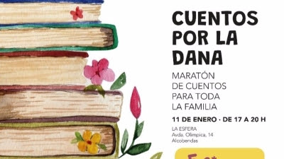 Escritoras organizan un maratón cuentacuentos en Alcobendas para recaudar fondos para librerías tras la DANA