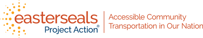 Easterseals Project Action logo - Accessible Community Transportation in Our Nation