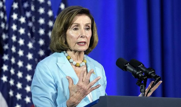 Rep. Nancy Pelosi, D-Calif., speaks during an event in Washington, June 23, 2023. (AP Photo/Susan Walsh, File)