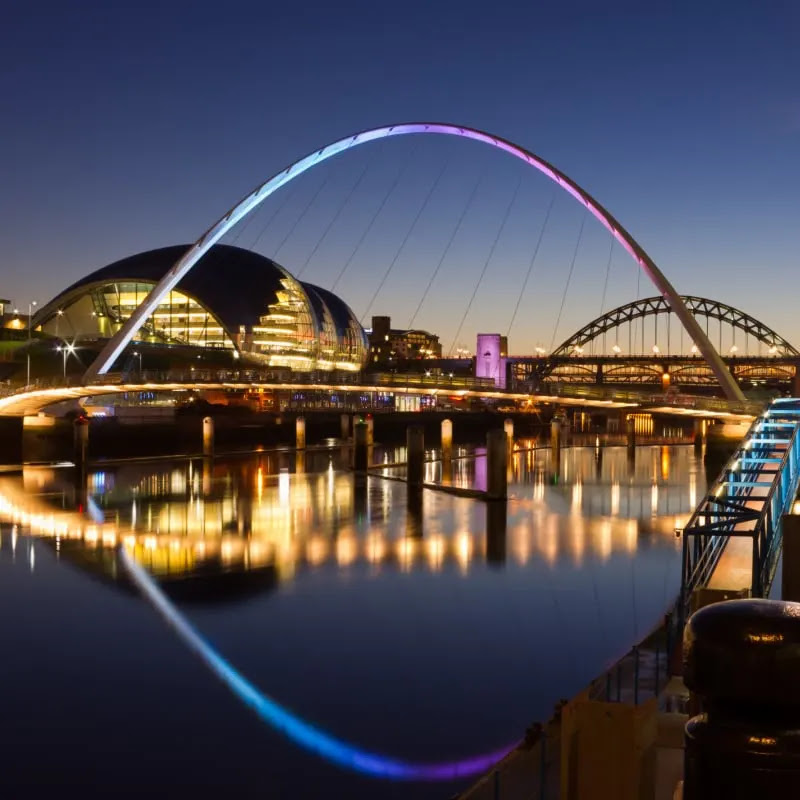 Newcastle at night