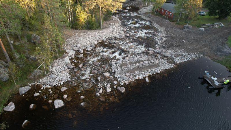 A river flowing through a forest

Description automatically generated