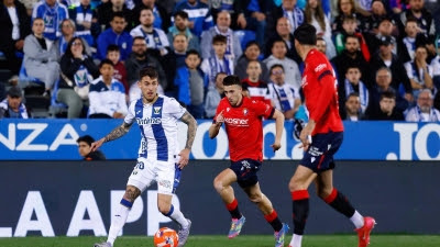 Raba rescata un punto para el Leganés ante Osasuna