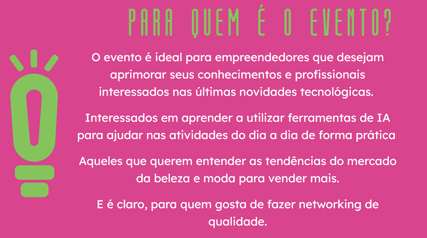 O QUE É O EVENTO - PARTE 2