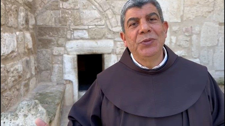 Father Ibrahim Faltas, the Vicar of the Custody of the Holy Land in Jerusalem