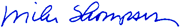 Mike Thompson Signature