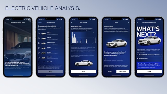 Elétrico ou combustão? Nova atualização do My BMW App oferece ferramenta de decisão para troca de motor de tipo de propulsão