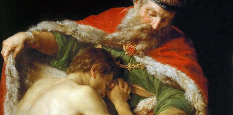 Pompeo Batoni, 'El retorno del hijo pródigo' (1773).