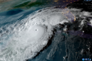 Satelite image of a hurricane 