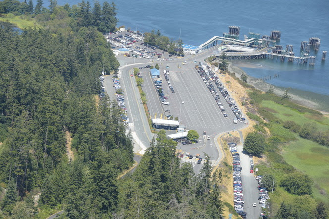 Aerial view of Anacortes terminal