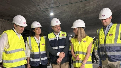 La estación de Arganzuela-Planetario, base operativa en las obras para la automatización de la Línea 6 de Metro