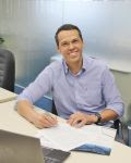 Na foto o diretor comercial e de marketing da plataforma Mobuss Construção, Aloisio Arbegaus