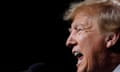 Donald Trump speaks during a rally on 17 December in Reno, Nevada.