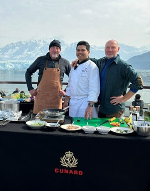 Chef Paul Rogalski, Chef Roland Sargunan, Les Stroud