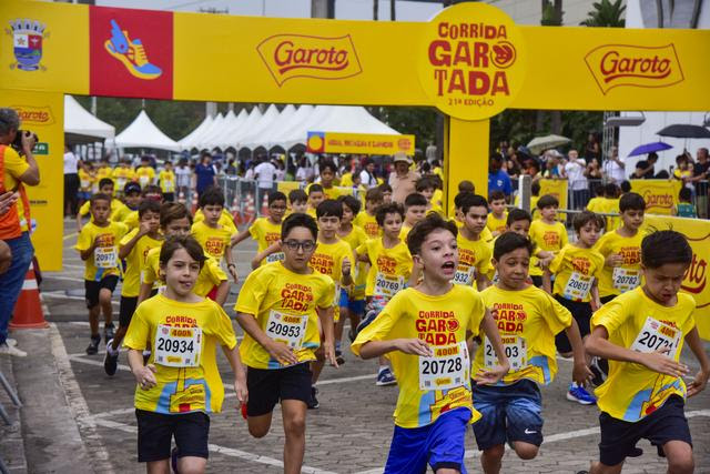 Crianças entre 6 e 7 anos correram 200 metros (Esportevix / Garoto)