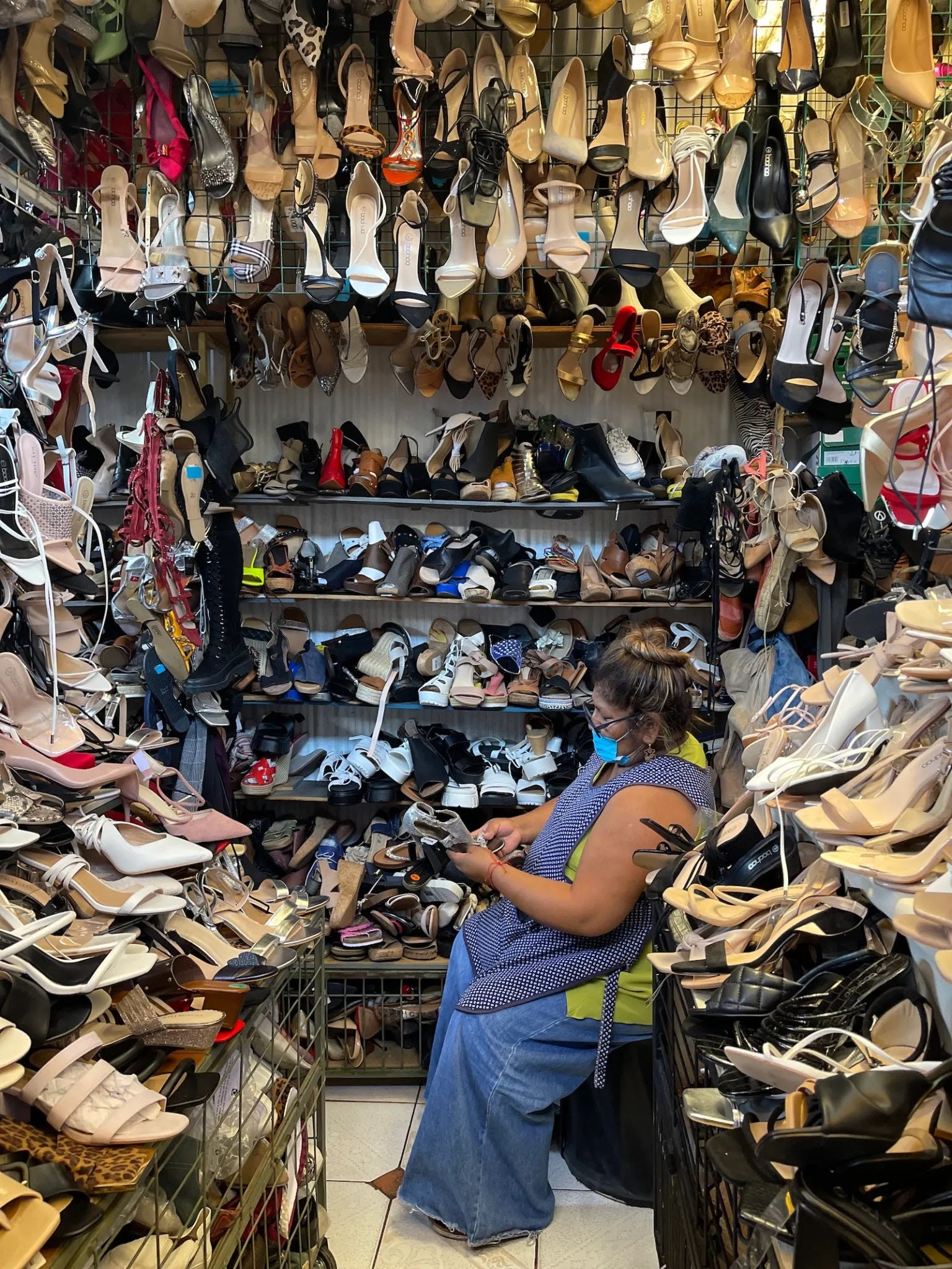 a shoe vendor