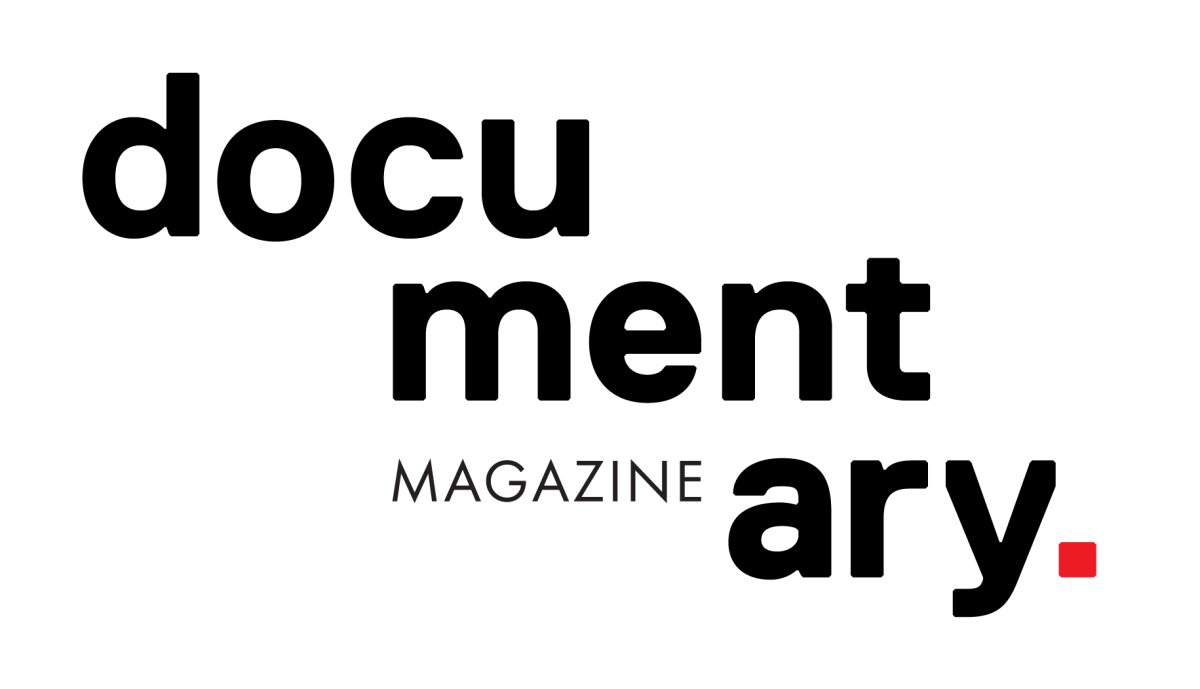 IDA Documentary Magazine logo featuring black text with a small red square