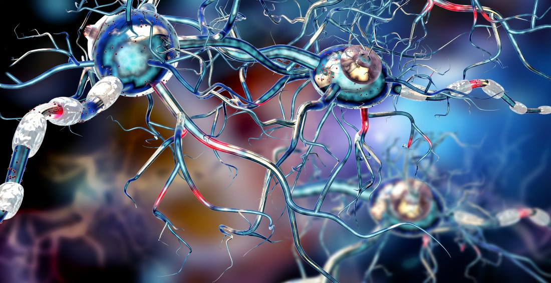 concept art of nerve cells