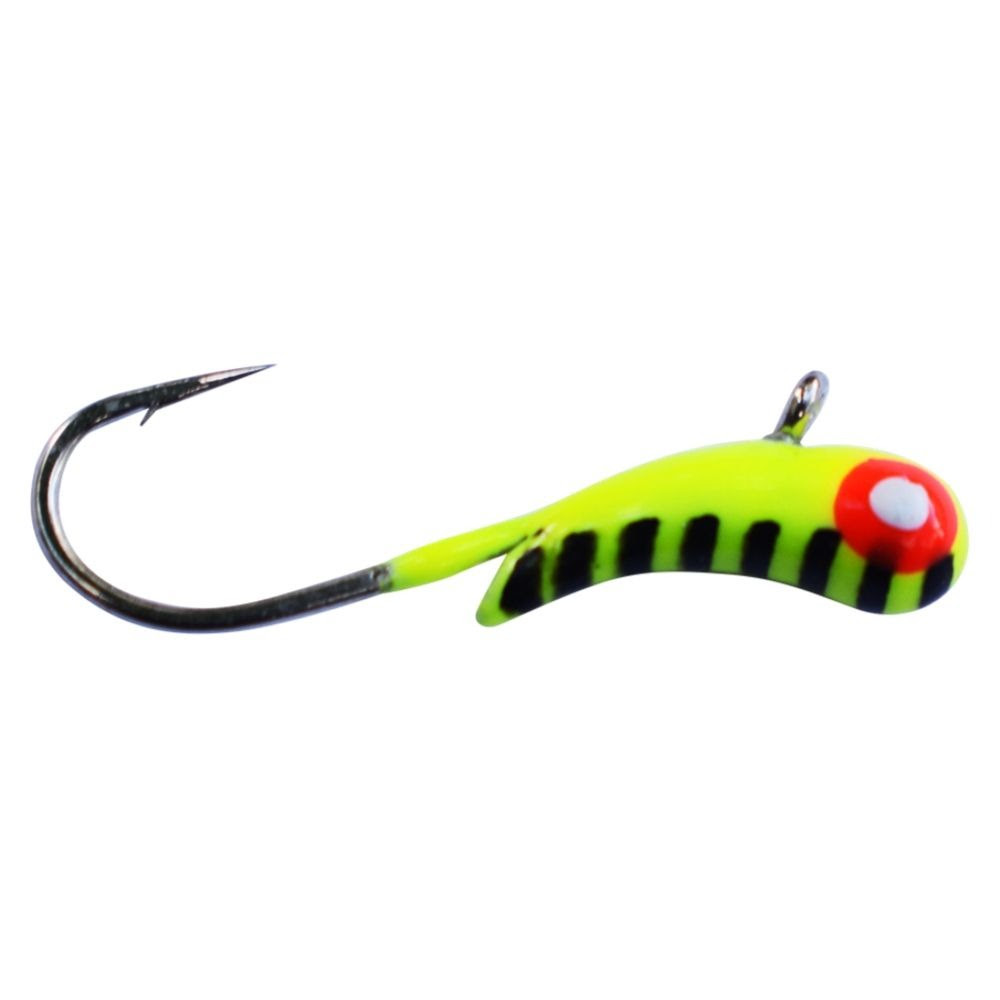 Image of CHARTREUSE STRIPE TUNGSTEN KANOE JIG