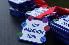 HAF Marathon medals 2024