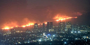 PalisadesFire fromDowntown