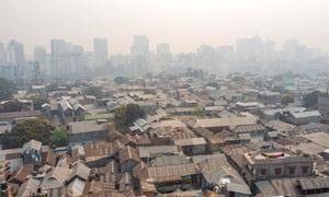 Vista de Dhaka, la capital de Bangladesh.