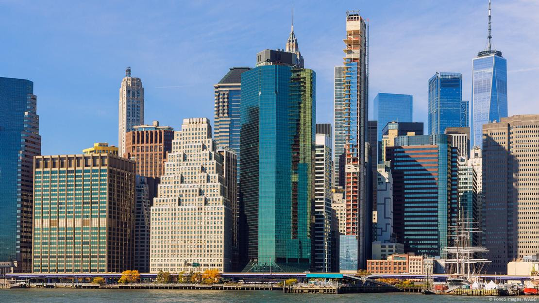 Vista panorâmica de prédios em Nova York