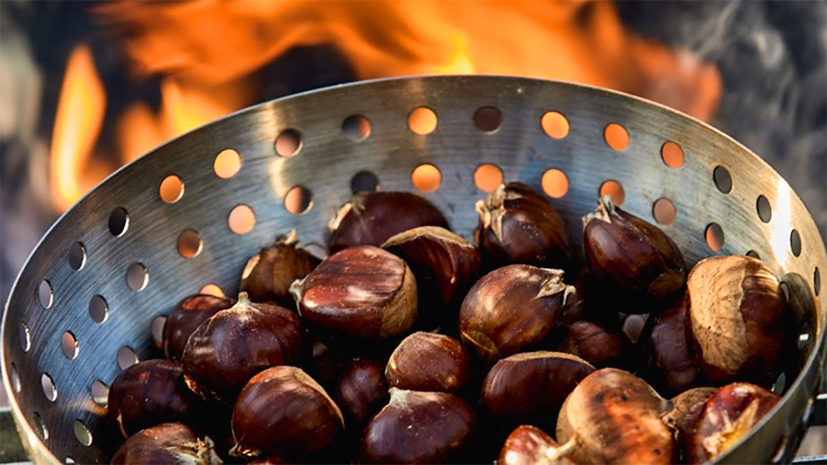 castagne sul fuoco