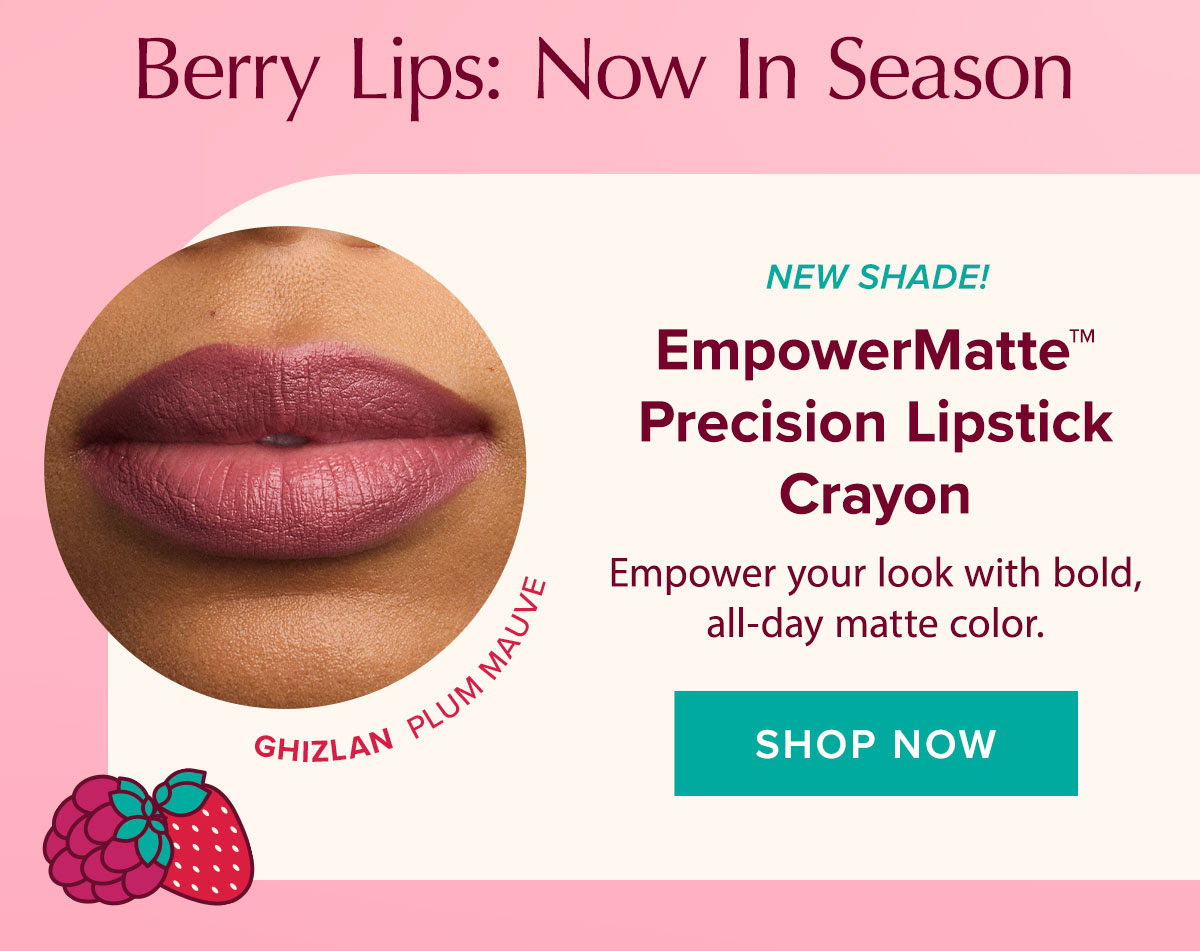 Berry lips now in season