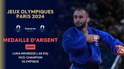 Judo (H) -60kg : Luka Mkheidze décroche la médaille d'argent