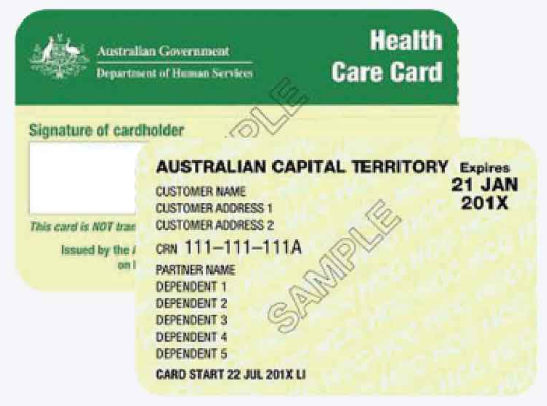 Health Care Card