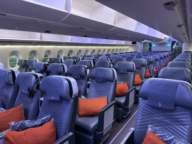 Premium Economy en un Airbus A350ULR de Singapore Airlines.