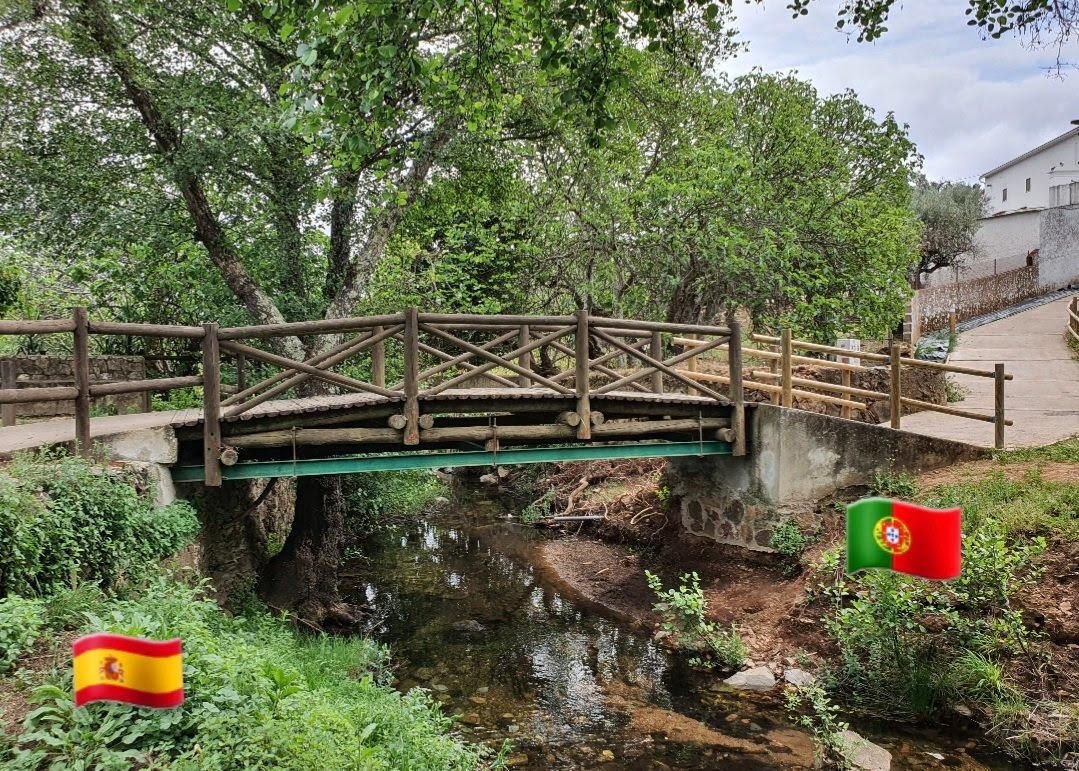 El puente más pequeño del mundo que une España y Portugal