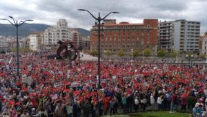 Manifestaciopn en Bilbo