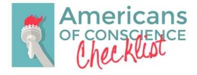 Americans of Conscience Checklist logo